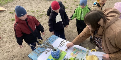 Прогулянка гр3 дітей дошкільного віку. Тема : " Весняні явища природи" ( колективний перегляд)