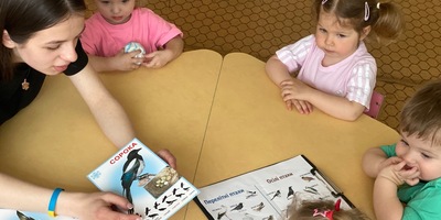 Заняття з розвитку мовлення в групі раннього віку " Сорока- білобока" ( вихователь Йовченко Д.С.)